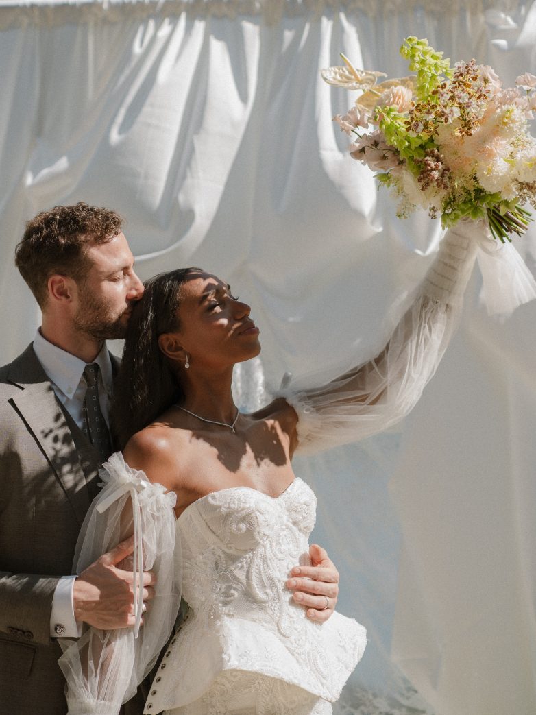A Love Above Borders: An Algerian-Guadeloupean Bride and Her Italian Groom Celebrating in Royal Stillness at St. Charles Hall