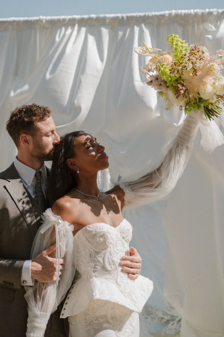 A Love Above Borders: An Algerian-Guadeloupean Bride and Her Italian Groom Celebrating in Royal Stillness at St. Charles Hall